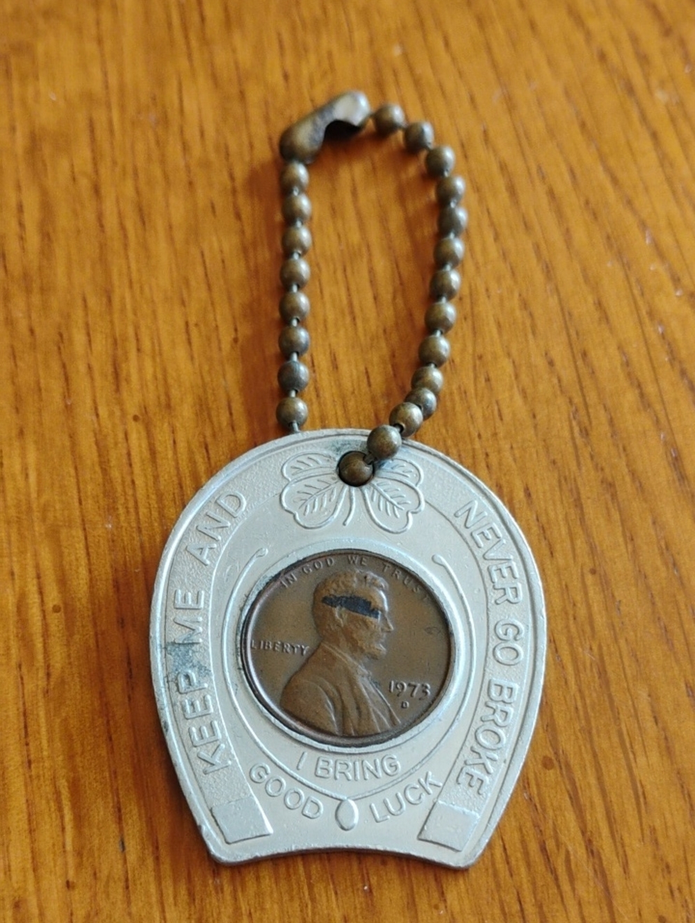 Horseshoe Good Luck Penny Keychain We Made It Wall South Dakota